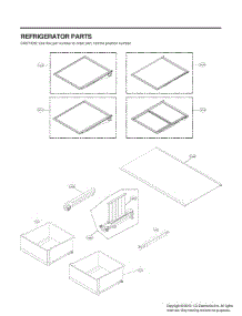 Refrigerator Parts parts for Lg Refrigerator LRMXS3006S from AppliancePartsPros.com