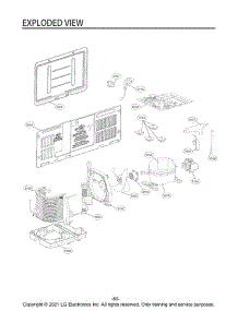 Section 3 parts for Lg Freezer LRONC1404V from AppliancePartsPros.com