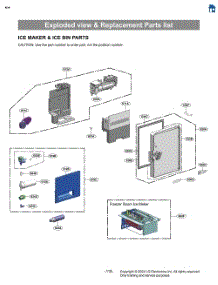 Ice Maker & Ice Bin Parts parts for Lg Refrigerator LRRXC2606S from AppliancePartsPros.com