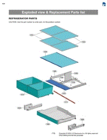 Refrigerator Parts parts for Lg Refrigerator LRRXC2606S from AppliancePartsPros.com