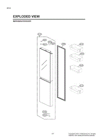 Refrigerator Door parts for Lg Refrigerator LRSOS2706S from AppliancePartsPros.com