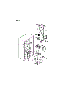 Ice And Water parts for Lg Refrigerator LRSPC20 from AppliancePartsPros.com