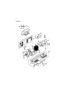 Machine Compartment parts for Lg Refrigerator LRSPC20 from AppliancePartsPros.com