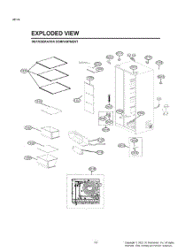 Refrigerator Compartment parts for Lg Refrigerator LRSVS2706S from AppliancePartsPros.com