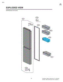 Refrigerator Door parts for Lg Refrigerator LRSWS2806S from AppliancePartsPros.com
