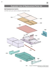 Refrigerator Parts parts for Lg Refrigerator LRYKC2606D from AppliancePartsPros.com