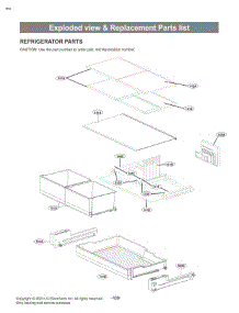 Section 3 parts for Lg Refrigerator LRYXC2606S from AppliancePartsPros.com