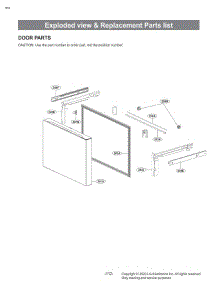 Section 6 parts for Lg Refrigerator LRYXC2606S from AppliancePartsPros.com