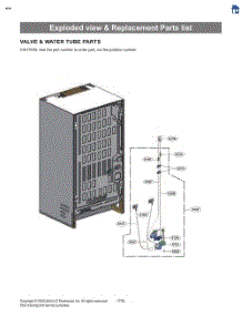 Valve & Water Tube Parts parts for Lg Refrigerator LRYXS3106S from AppliancePartsPros.com