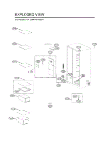 Refrigerator Compartment parts for Lg Refrigerator LS23C4000V from AppliancePartsPros.com