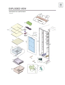Refrigerator Compartment parts for Lg Refrigerator LS29S3230V from AppliancePartsPros.com