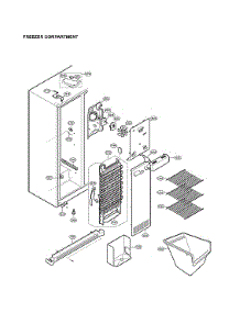 Freezer Compartment Parts parts for Lg Refrigerator LSC27921ST/03 from AppliancePartsPros.com