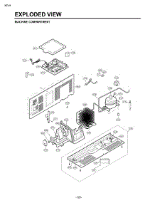 Machine Compartment Exploded View parts for Lg Refrigerator LSC27935SB from AppliancePartsPros.com