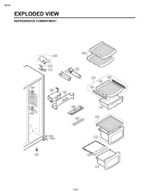 Refrigerator Compartment Exploded View parts for Lg Refrigerator LSC27935SB from AppliancePartsPros.com