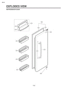 Refrigerator Door Exploded View parts for Lg Refrigerator LSC27935SB from AppliancePartsPros.com