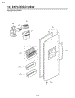 Freezer Door Part  Exploded View