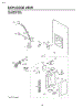 Ice & Water Part Exploded View Dispenser Parts
