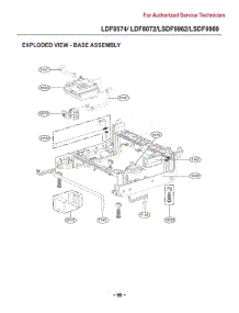Section 4 parts for Lg Dishwasher LSDF9969BD from AppliancePartsPros.com