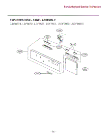 Section 7 parts for Lg Dishwasher LSDF9969BD from AppliancePartsPros.com