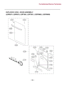 Section 8 parts for Lg Dishwasher LSDF9969BD from AppliancePartsPros.com