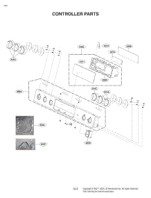 Controller Parts parts for Lg Dishwasher LSDL6336D from AppliancePartsPros.com