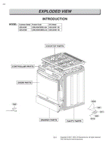 Cooktop Parts parts for Lg Dishwasher LSDL6336D from AppliancePartsPros.com