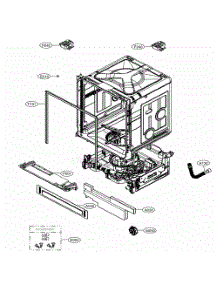 Main parts for Lg Dishwasher LSDT9908BD from AppliancePartsPros.com