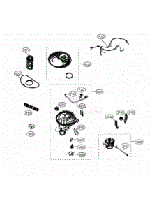Sump Assembly parts for Lg Dishwasher LSDT9908BD from AppliancePartsPros.com