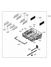 Upper Rack Assembly parts for Lg Dishwasher LSDT9908BD from AppliancePartsPros.com