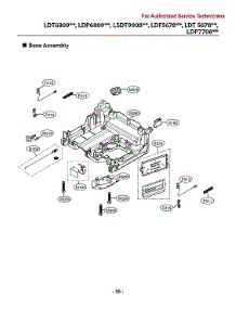 Base Assy parts for Lg Dishwasher LSDT9908SS/00 from AppliancePartsPros.com