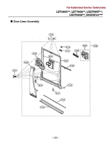 Door Liner Assy parts for Lg Dishwasher LSDT9908SS/00 from AppliancePartsPros.com