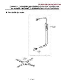 Water Guide Assy parts for Lg Dishwasher LSDT9908SS/00 from AppliancePartsPros.com