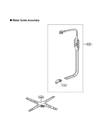 Water Guide Assy parts for Lg Dishwasher LSDT9908ST/00 from AppliancePartsPros.com