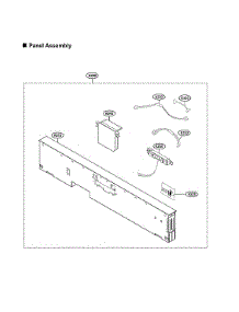 Panel Assy parts for Lg Dishwasher LSDT9908ST/00 from AppliancePartsPros.com