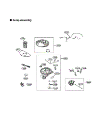 Sump Assy parts for Lg Dishwasher LSDT9908ST/00 from AppliancePartsPros.com