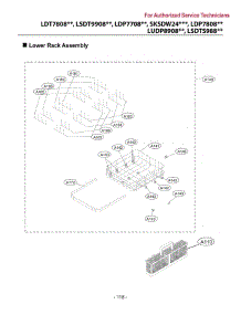 Section 6 parts for Lg Dishwasher LSDTS9882S from AppliancePartsPros.com