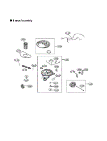 Sump Assy parts for Lg Dishwasher LSDTS9882S/00 from AppliancePartsPros.com