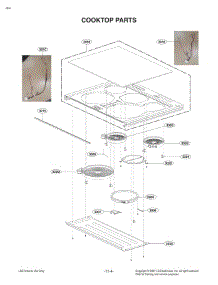 Section 4 parts for Lg Range LSE4611BD from AppliancePartsPros.com