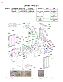 Section 6 parts for Lg Range LSE4611BD from AppliancePartsPros.com