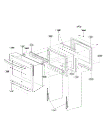 Door Parts parts for Lg Range LSE4611ST from AppliancePartsPros.com