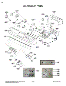 Controller Parts parts for Lg Range LSE4615BM from AppliancePartsPros.com