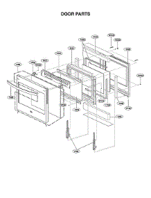 Door Parts parts for Lg Range LSE4615ST from AppliancePartsPros.com