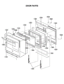 Door Parts parts for Lg Range LSE4616BD from AppliancePartsPros.com