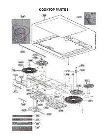 Cooktop Parts I parts for Lg Range LSE4617ST from AppliancePartsPros.com