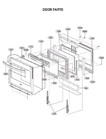 Door Parts parts for Lg Range LSE4617ST from AppliancePartsPros.com