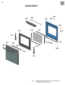 Door Parts parts for Lg Range LSEL6330S from AppliancePartsPros.com