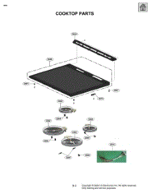 Cooktop Parts parts for Lg Range LSEL6330SE from AppliancePartsPros.com