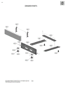 Drawer Parts parts for Lg Range LSEL6330SE from AppliancePartsPros.com