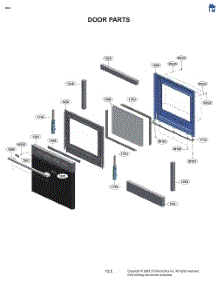 Door Parts parts for Lg Range LSEL6333DH from AppliancePartsPros.com