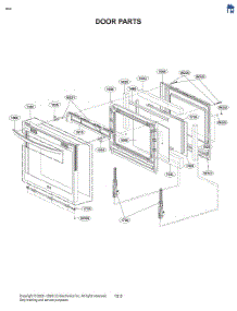 Door Parts parts for Lg Range LSEL6335FE from AppliancePartsPros.com